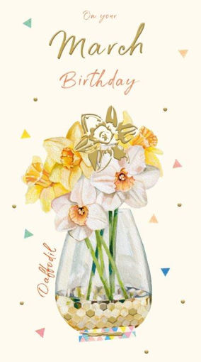 Picture of MARCH BIRTHDAY CARD